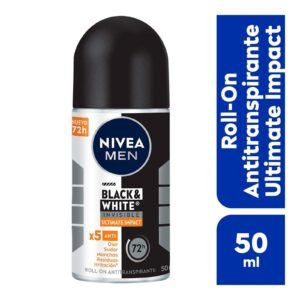 Deodorant Nivea Men Black And White Invisible Roll On 50 ml