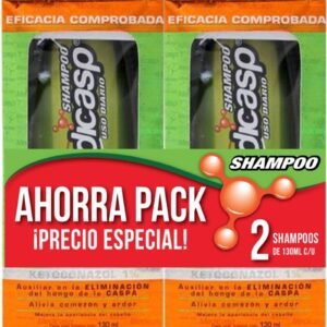 Shampoo Medicasp Ketoconazol 130Ml/ 2Pack 9706