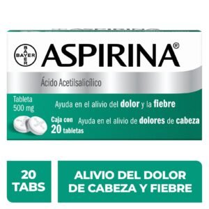 Aspirina (Bayer) 500 mg - 20 Tablets