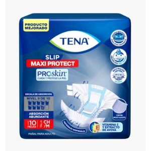 Diapers for Adult TENA Slip Maxi Protect Size Ch/M 10 Pieces