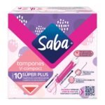Tampons Saba Super Plus with Applicator Compacto 10 pzs