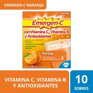 Emergen-C Vitamin C Orange Effervescent Powder – 10 Packets