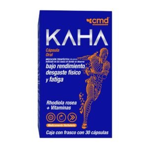 Kaha Rhodiola Rosea + Vitaminasb1-B2-B6-B9-B12 Box with Bottle with 30 Capsules
