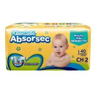 Diaper Kleenbebé Absorsec Size Small Unisex 40 pcs