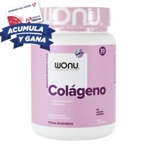 Wonu Collagen Strawberry-Arandano Powder 345 g