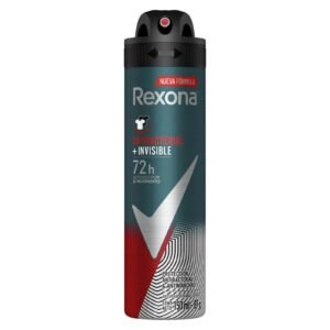 Antiperspirant Rexona Men Antibacterial + Invisible in Aerosol for Men 150 ml