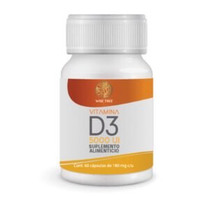 Wise Tree Vitamin D3 5,000 Ui Dietary Supplement 60 Capsules