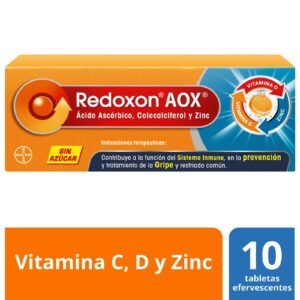 Redoxon AOX Vitamin C + D + Zinc - 10 Effervescent Tablets