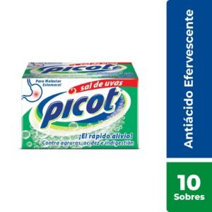 Sal de Uvas Picot Antacid - 10 Effervescent Sachets